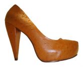 Scarpin Avestruz